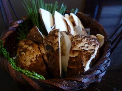 松茸料理のご予約と料金について