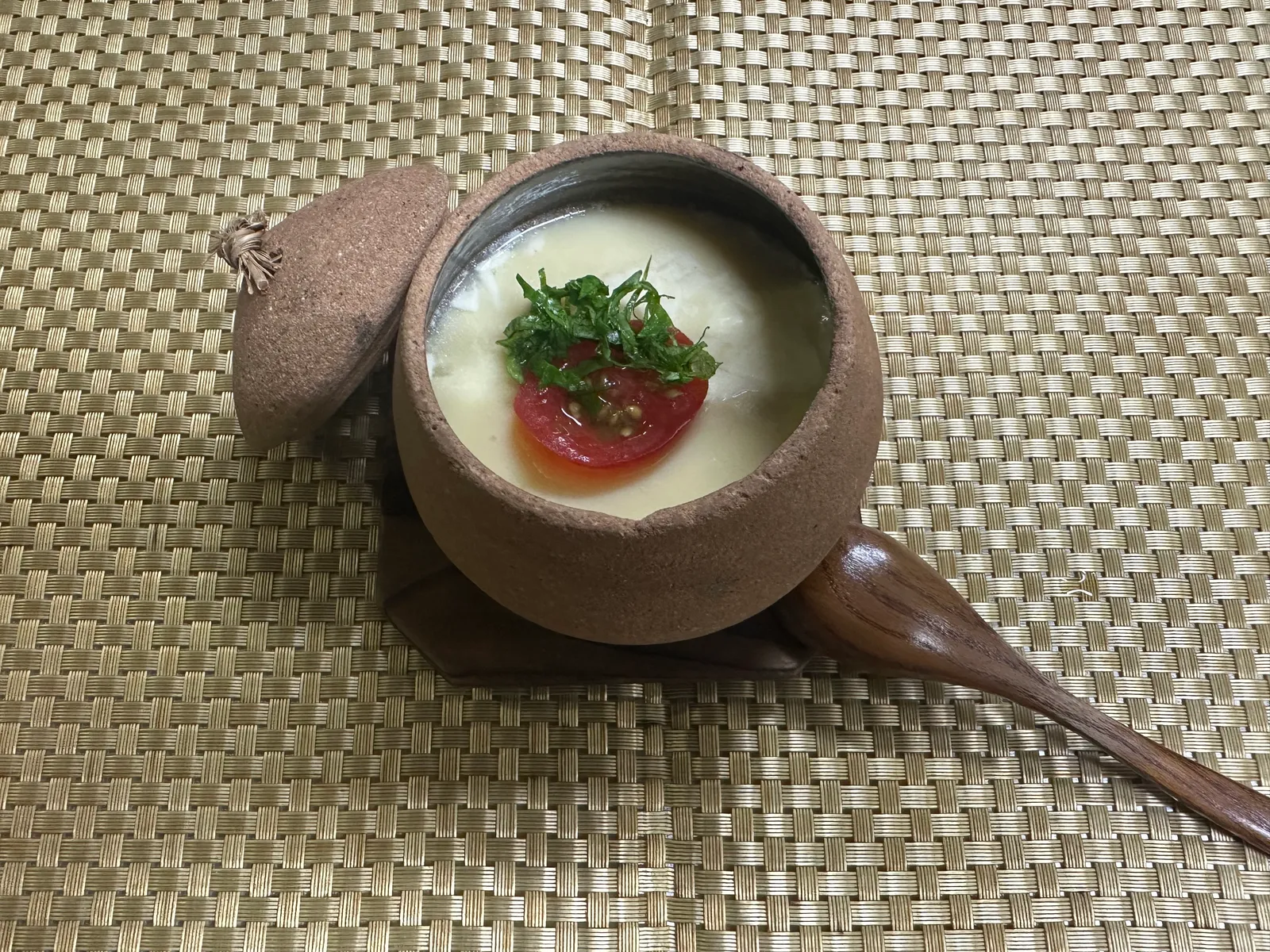 クリームチーズ入茶碗蒸し