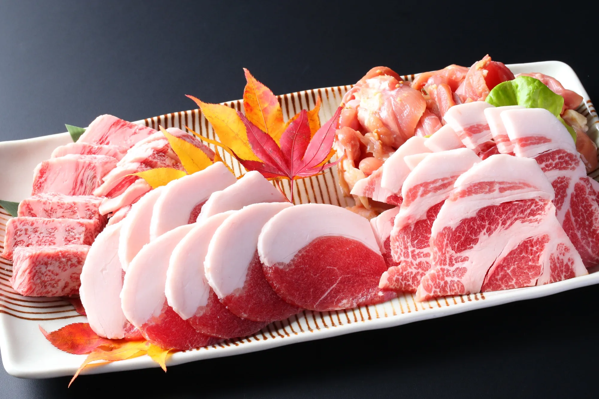 囲炉裏の炭火焼き