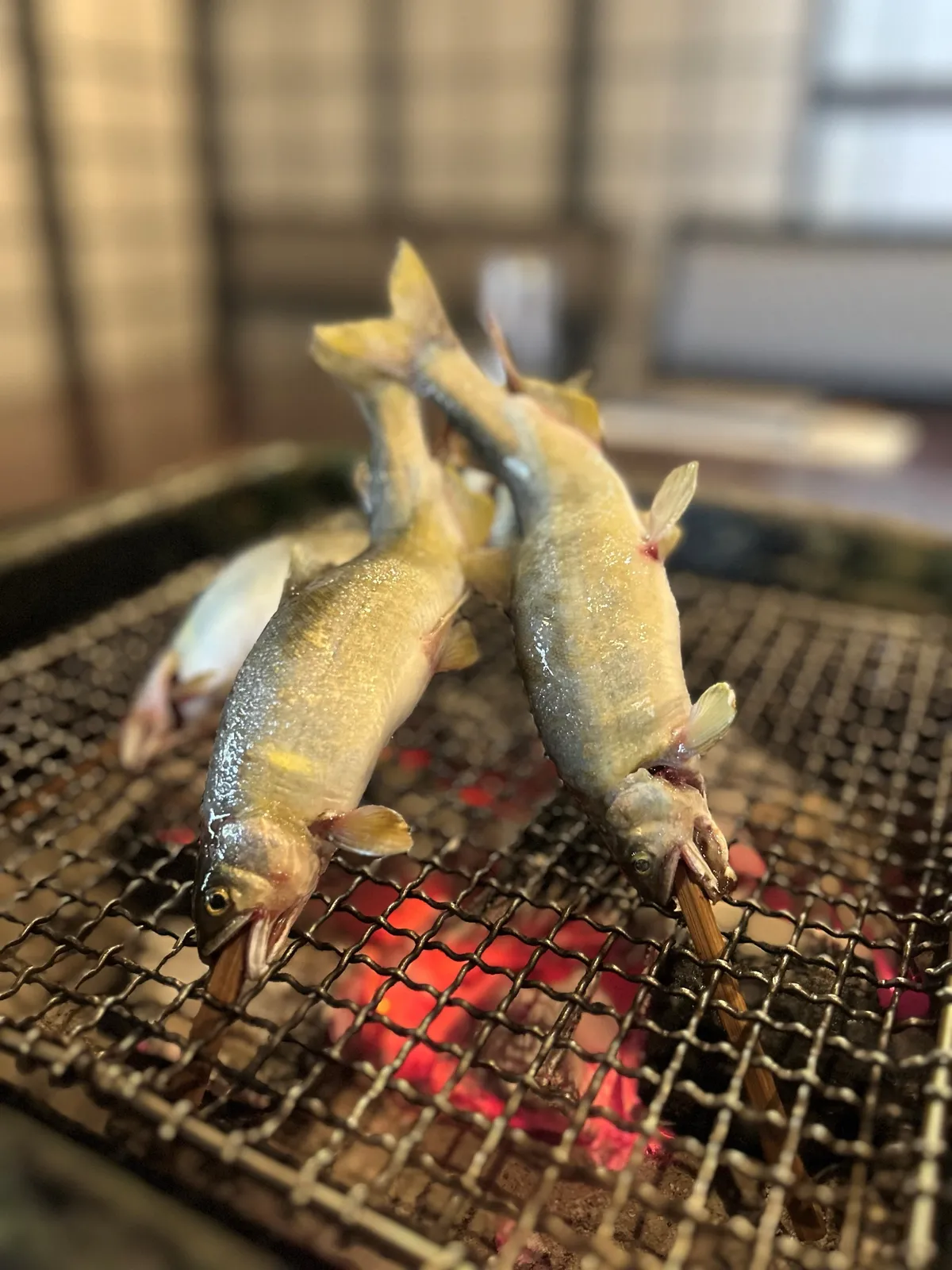 あまご炭火塩焼き