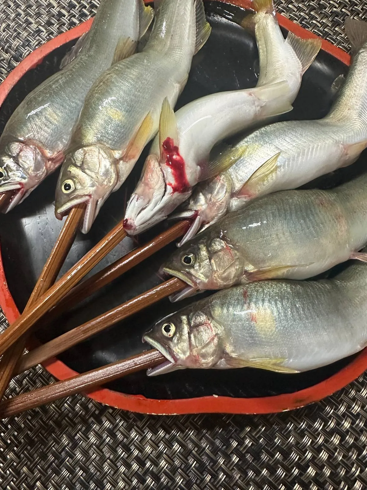 川魚の塩焼き