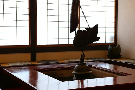 囲炉裏の魚型の自在鈎