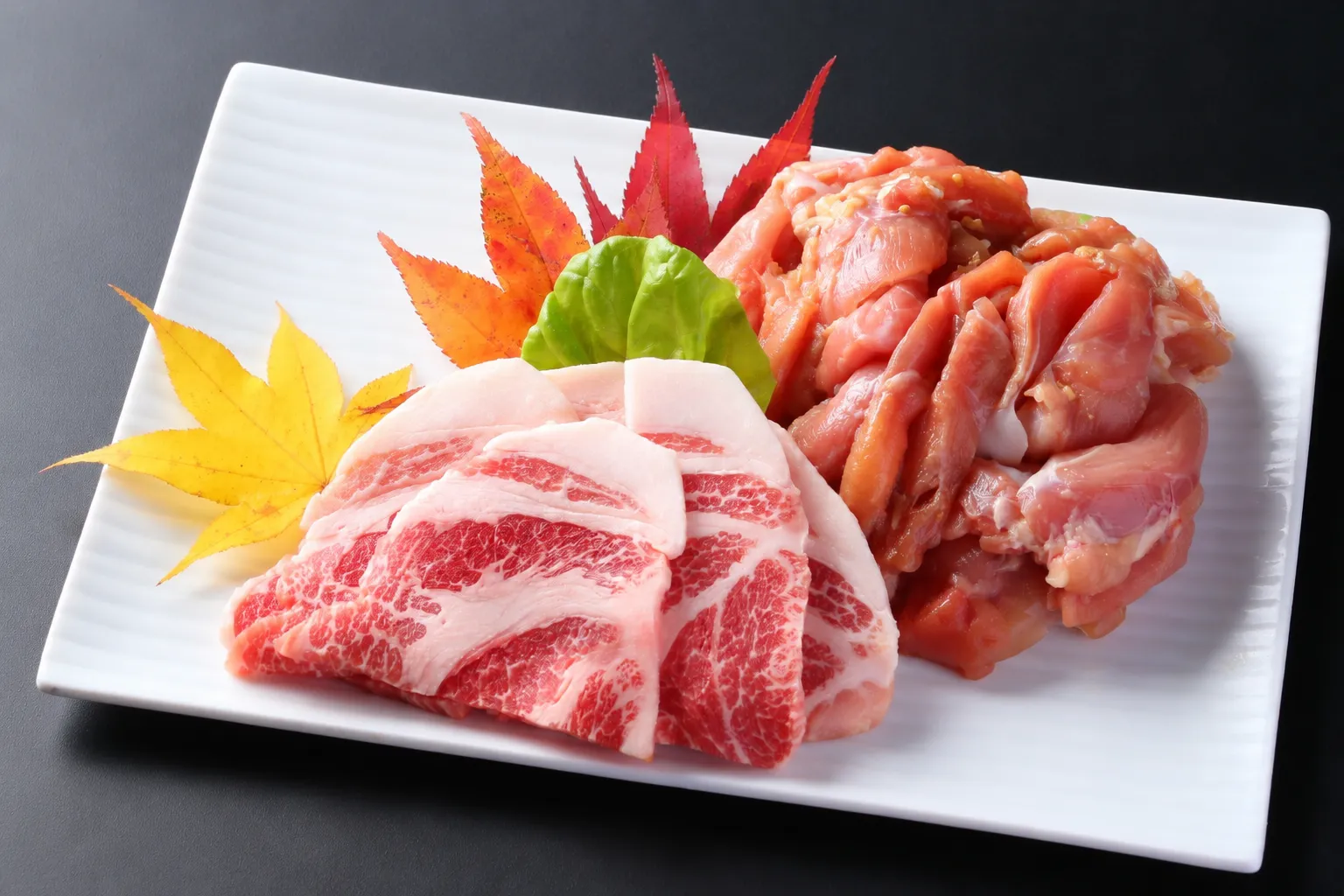 寒天育ち三浦豚と恵那地鶏の味噌漬け