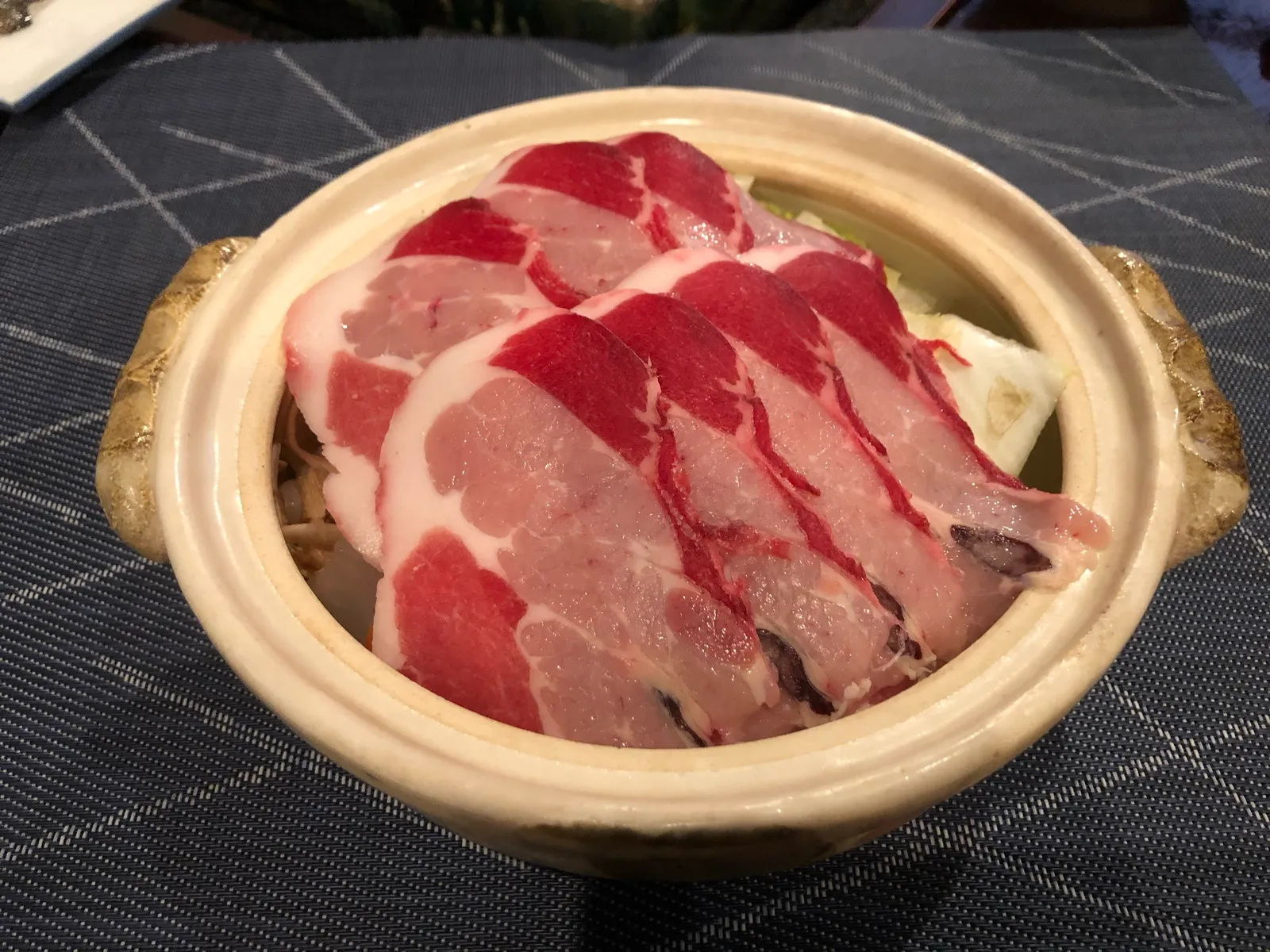 恵那 天然猪肉 ぼたん鍋 味噌仕立て